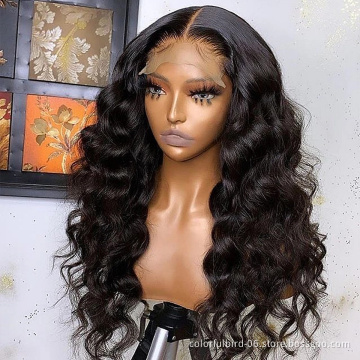 6x6 Lace closure Wig Pre Plucked Loose Wave Lace Frontal Human Hair Wigs 6x6 Lace Closure Wig For Black Women